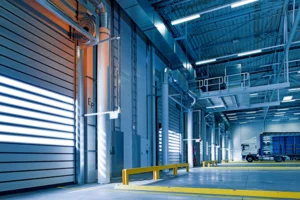 LED lighting in an industrial facility