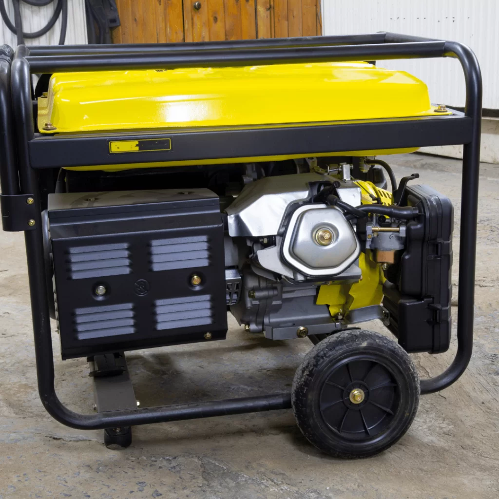 Example of a portable generator, because it runs on gas is not the best generator for a home.