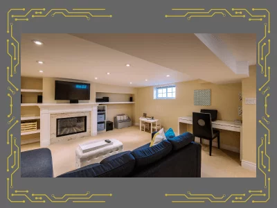 You can transform your basement into a functional and stylish space with a complete basement remodel. From cozy electric fireplaces and recessed lighting to custom workspaces, make your basement the perfect retreat for relaxation and productivity.
